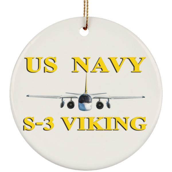 US Navy S-3 3 Ornament – Circle