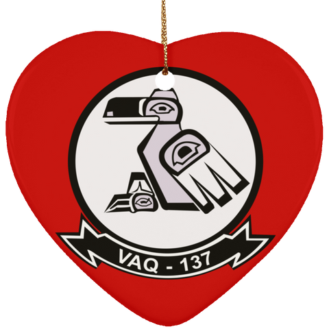 VAQ 137 1 Ornament Ceramic - Heart