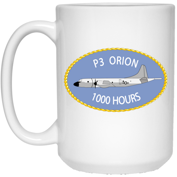 P-3 Orion 9 1000 White Mug - 15oz