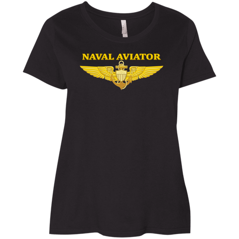 Aviator 2 Ladies' Curvy T-Shirt