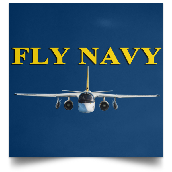 Fly Navy S-3 4 Poster - Square