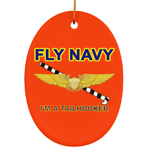 Fly Navy Tailhooker 3 Ornament - Oval