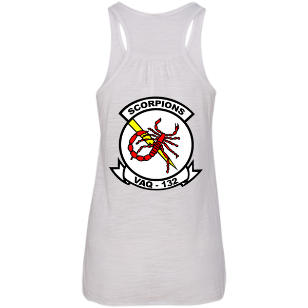 VAQ 132 3 Flowy Racerback Tank