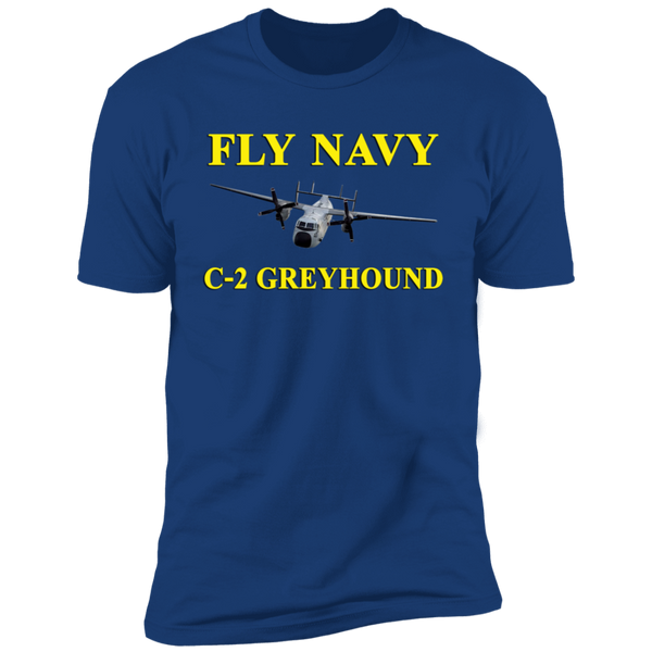 Fly Navy C-2 3 Premium Short Sleeve T-Shirt