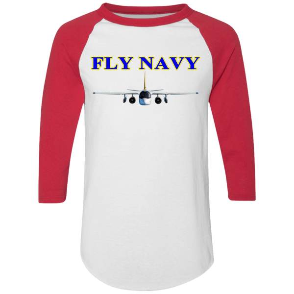 Fly Navy S-3 2 Colorblock Raglan Jersey