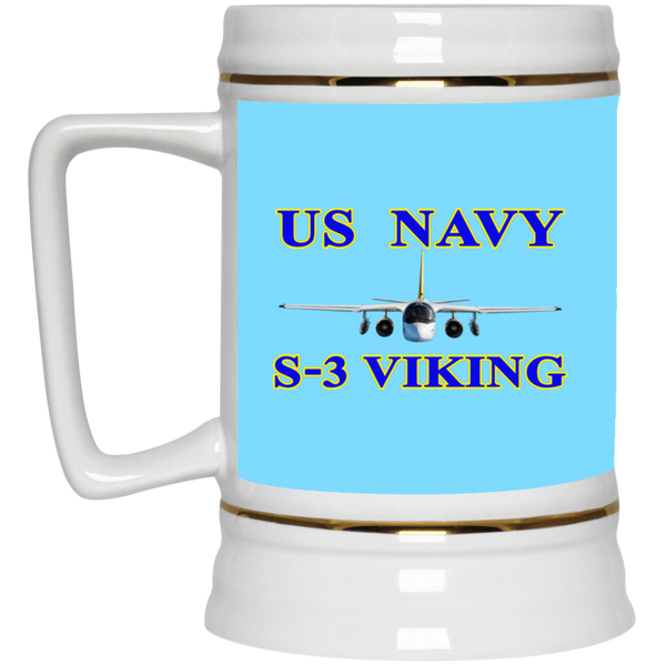 US Navy S-3 1 Beer Stein - 22oz