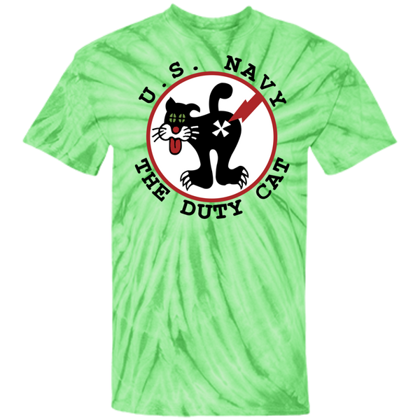 Duty Cat 2 Customized 100% Cotton Tie Dye T-Shirt