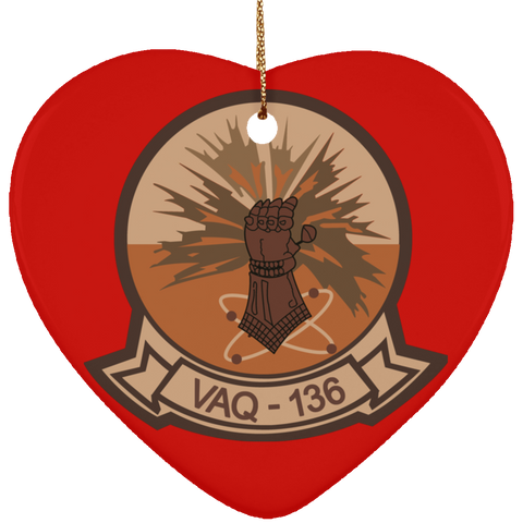 VAQ 136 2 Ornament Ceramic - Heart