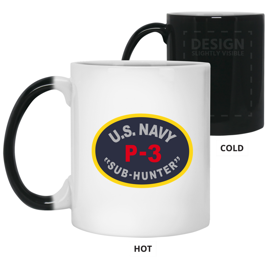 P-3 Sub Hunter Color Changing Mug - 11oz