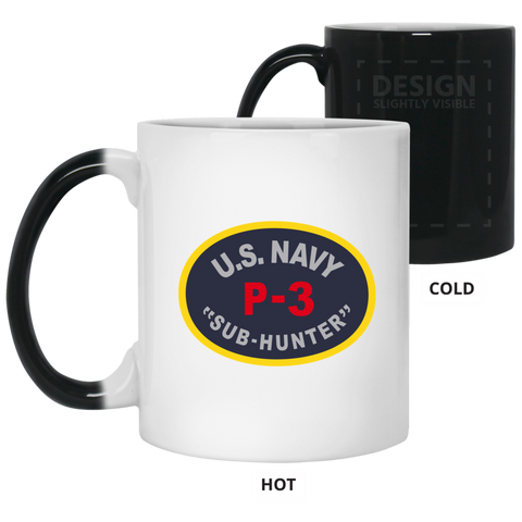 P-3 Sub Hunter Color Changing Mug - 11oz