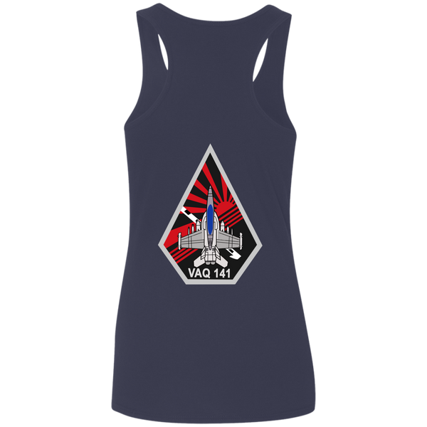 VAQ 141 7c Ladies' Softstyle Racerback Tank