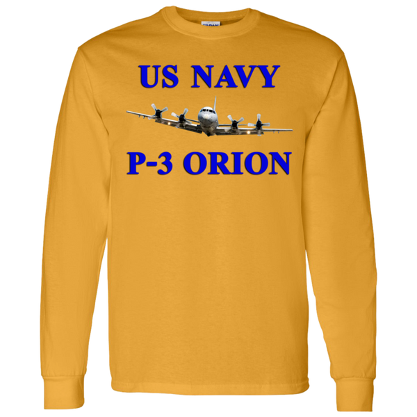 US Navy P-3 1 LS Ultra Cotton T-Shirt