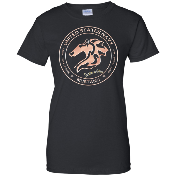 Mustang 7 Ladies Custom Cotton T-Shirt