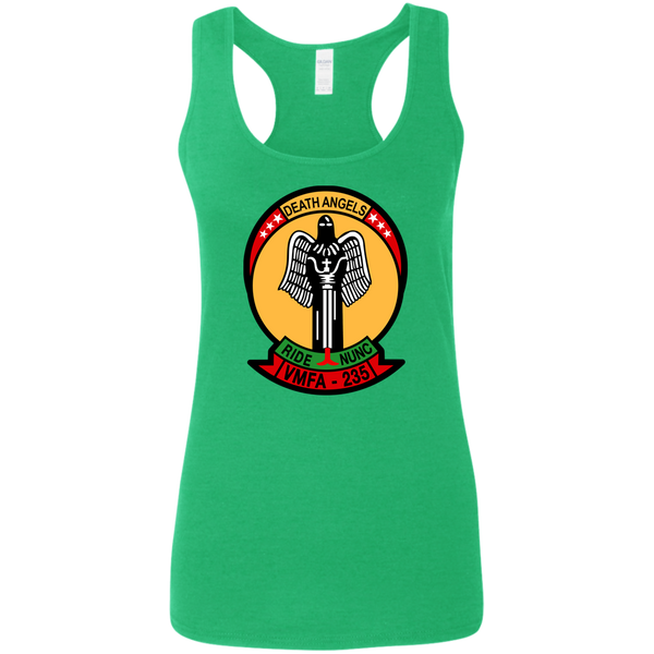 VMFA 235 1 Ladies' Softstyle Racerback Tank