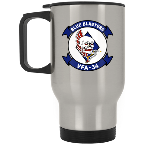 VFA 34 1 Silver Stainless Travel Mug