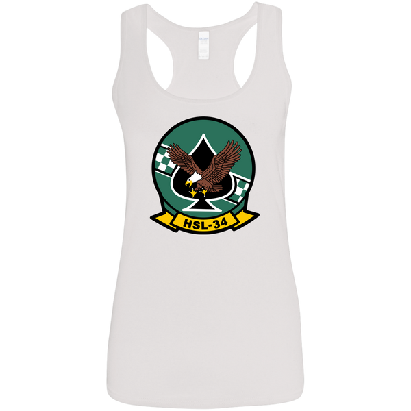 HSL 34 1 Ladies' Softstyle Racerback Tank