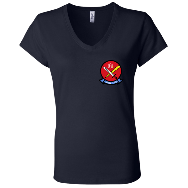 VAQ 129 1a Ladies Jersey V-Neck T-Shirt