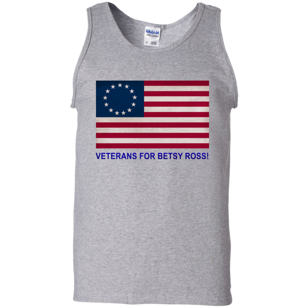 Betsy Ross Vets 1 Cotton Tank Top