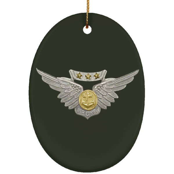 Combat Air 1 Ornament - Oval