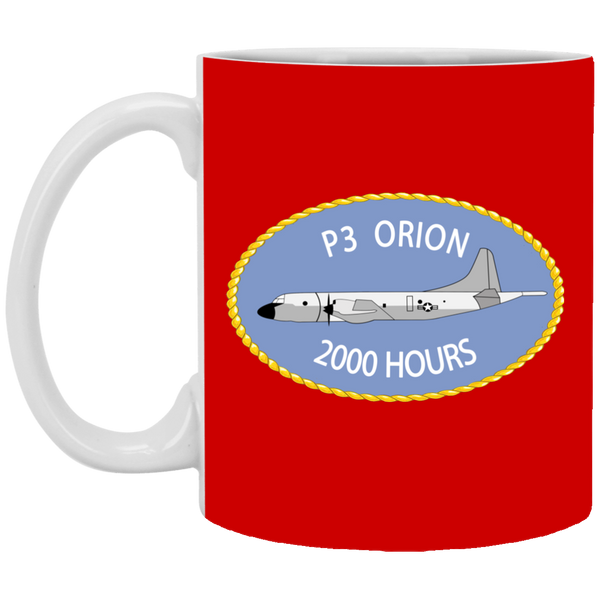 P-3 Orion 9 2000 White Mug - 11oz