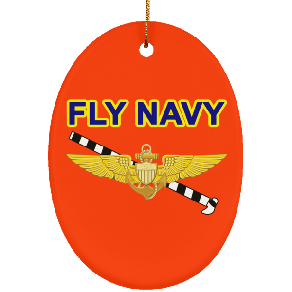 Fly Navy Tailhook 1 Ornament - Oval