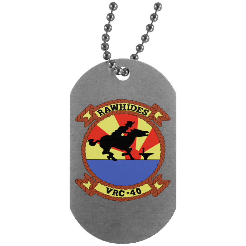 VRC 40 1 Dog Tag - Silver