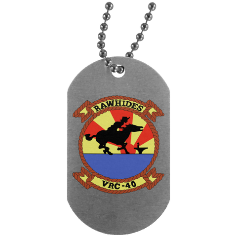 VRC 40 1 Dog Tag - Silver