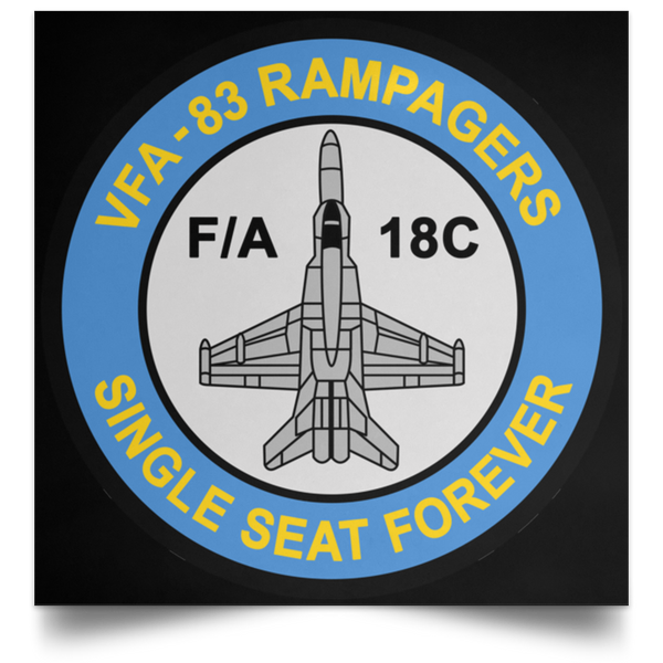 VFA 83 3 Poster - Square