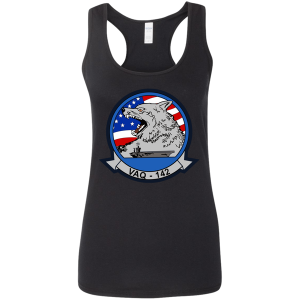 VAQ 142 3 Ladies' Softstyle Racerback Tank