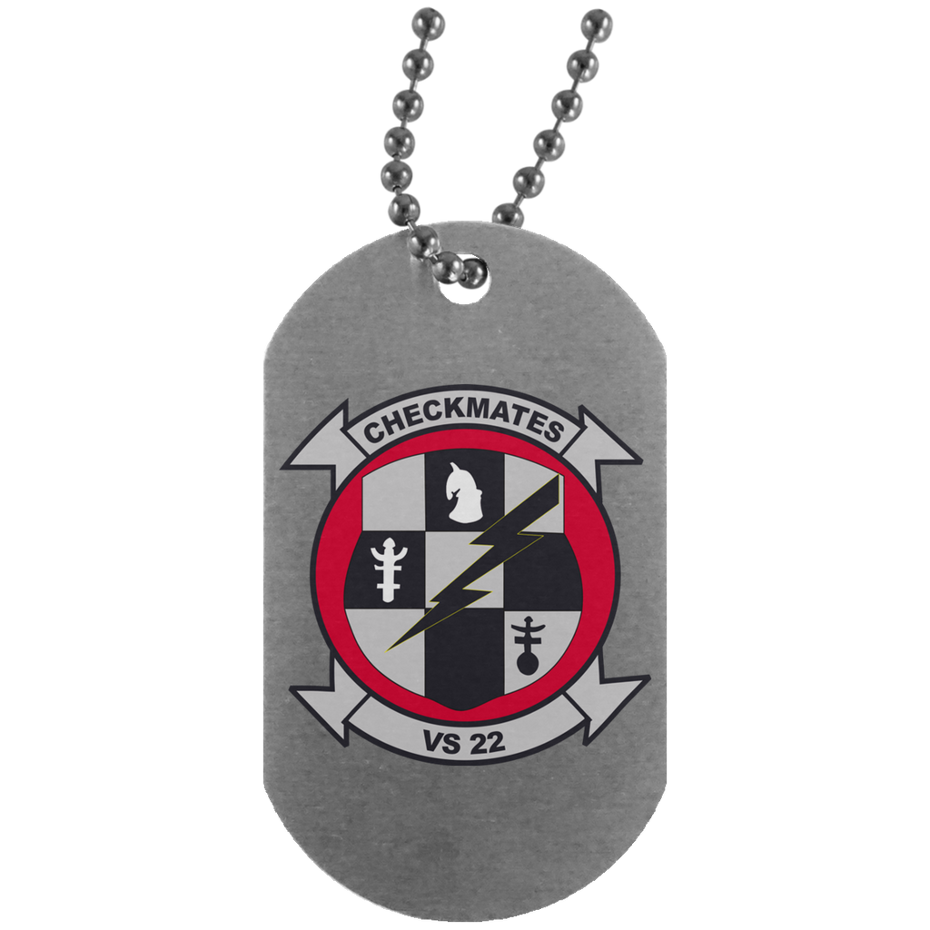 VS 22 2 Dog Tag - Silver