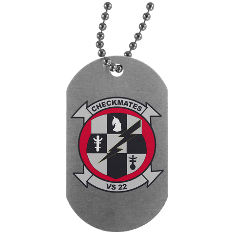 VS 22 2 Dog Tag - Silver