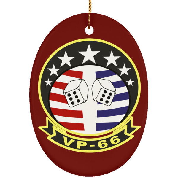 VP 66 4 Ornament Ceramic - Oval