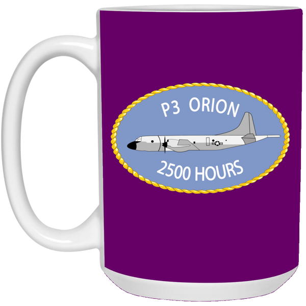 P-3 Orion 9 2500 White Mug - 15oz