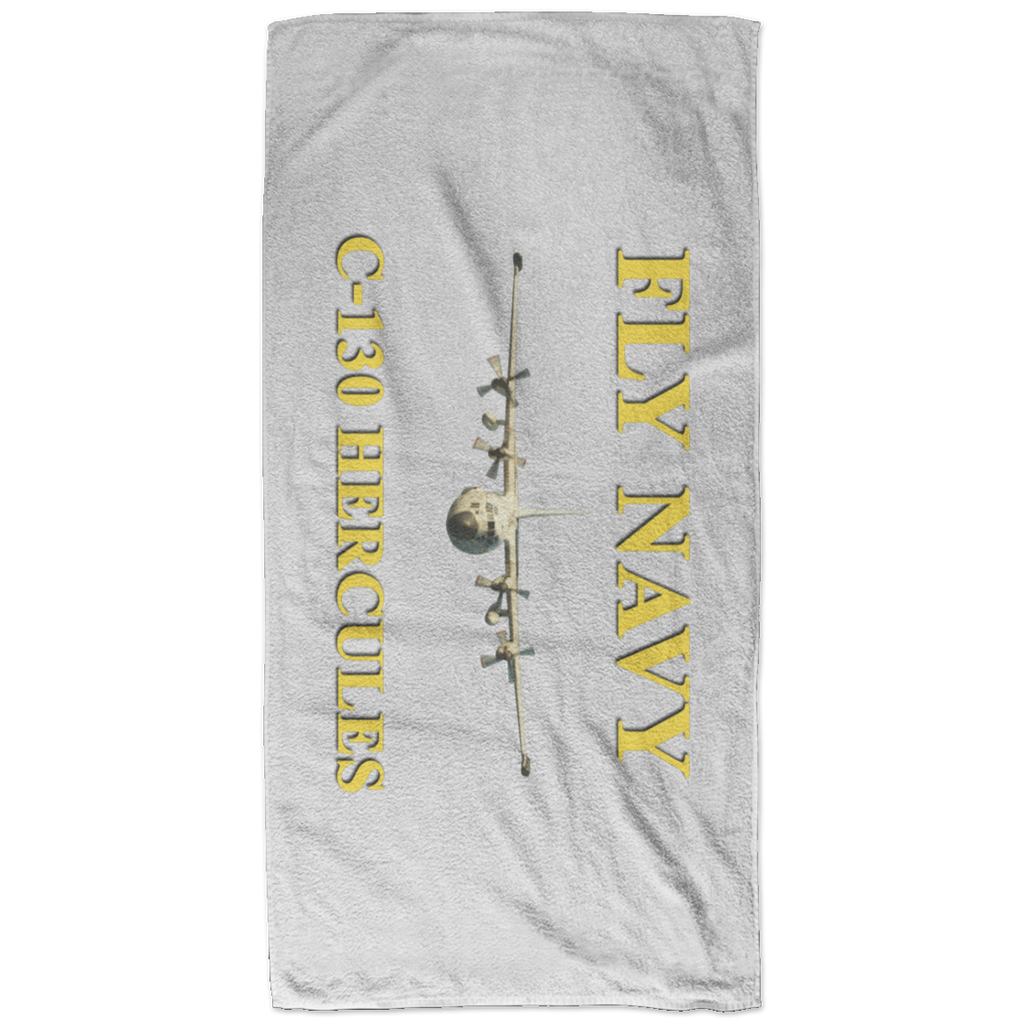 Fly Navy C-130 3 Bath Towel - 32x64