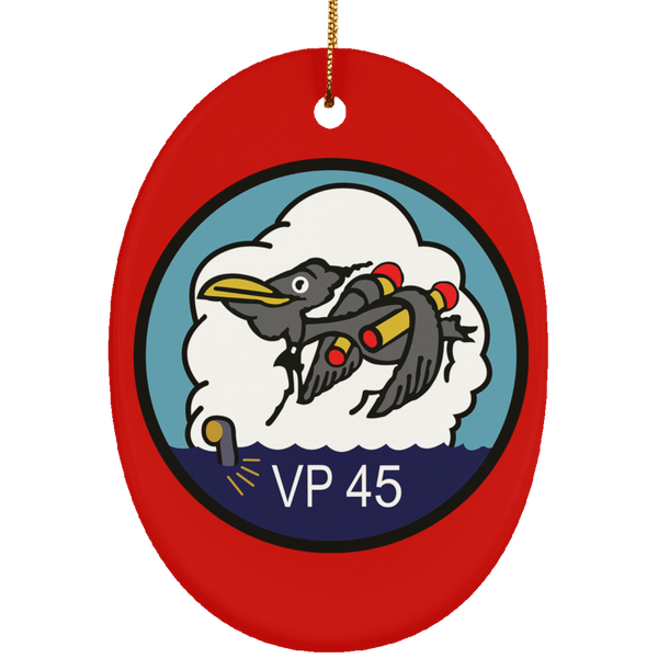 VP 45 1 Ornament Ceramic - Oval