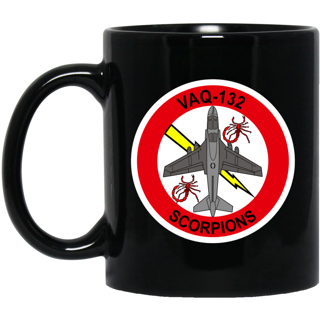 VAQ 132 9a Black Mug - 11oz