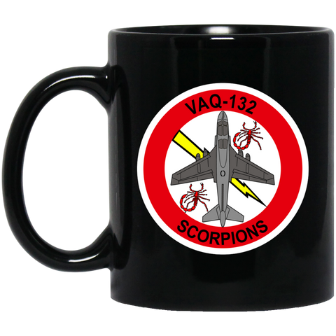 VAQ 132 9a Black Mug - 11oz