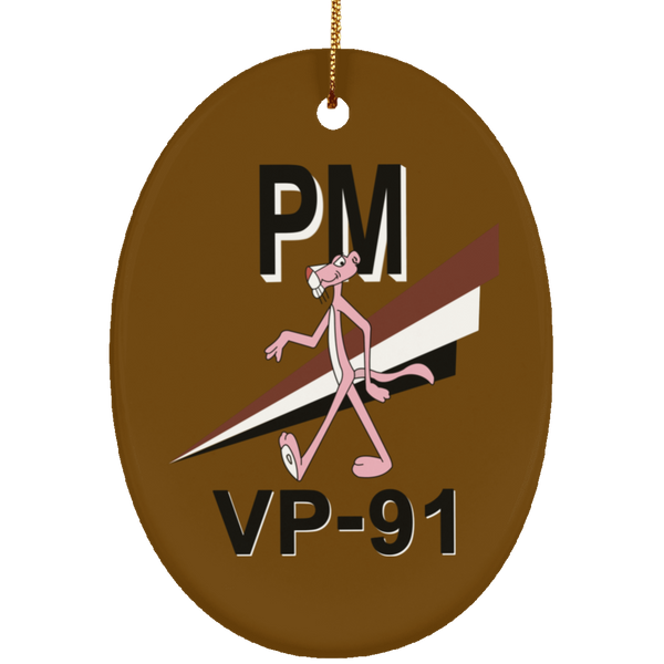 VP 91 3 Ornament Ceramic - Oval