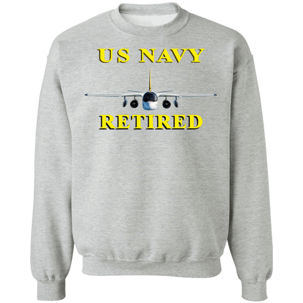 Navy Retired 2 Crewneck Pullover Sweatshirt
