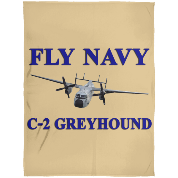 Fly Navy C-2 1 Blanket - Arctic Fleece Blanket 60x80