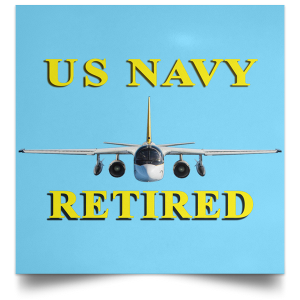 Navy Retired 2 Poster - Square