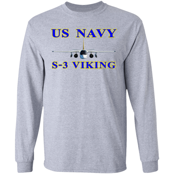 US Navy S-3 1 LS Ultra Cotton T-Shirt