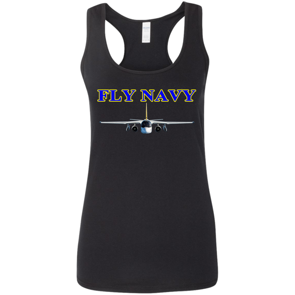 Fly Navy S-3 2 Ladies' Softstyle Racerback Tank