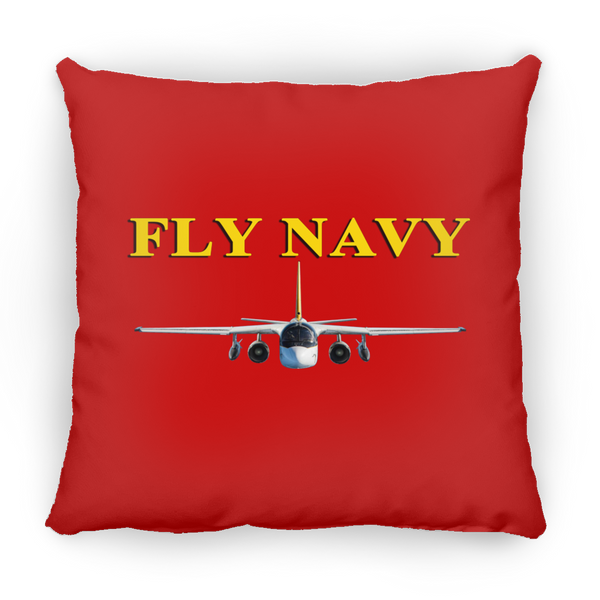 Fly Navy S-3 4 Pillow - Square - 14x14