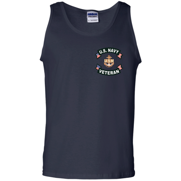 Navy Veteran 1a Cotton Tank Top