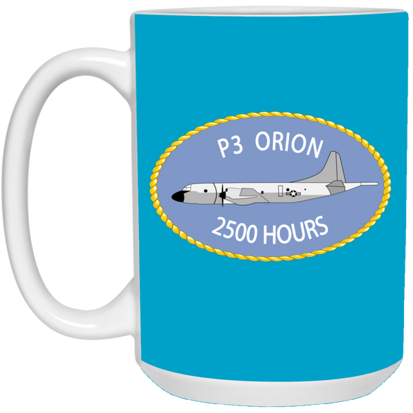 P-3 Orion 9 2500 White Mug - 15oz