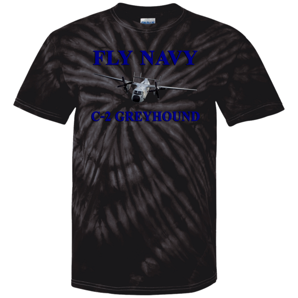 Fly Navy C-2 1 Cotton Tie Dye T-Shirt