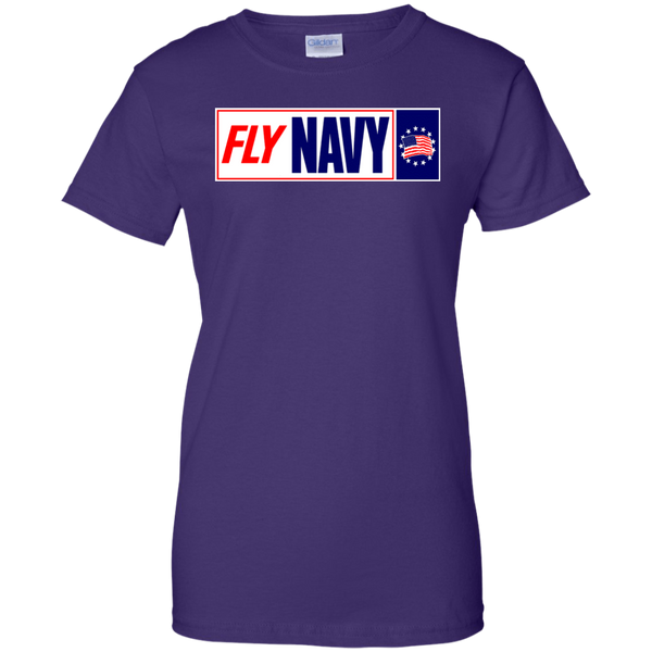 Fly Navy 1 Ladies' Cotton T-Shirt