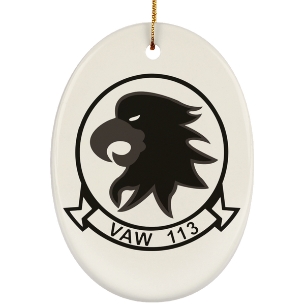 VAW 113 2 Ornament Ceramic - Oval