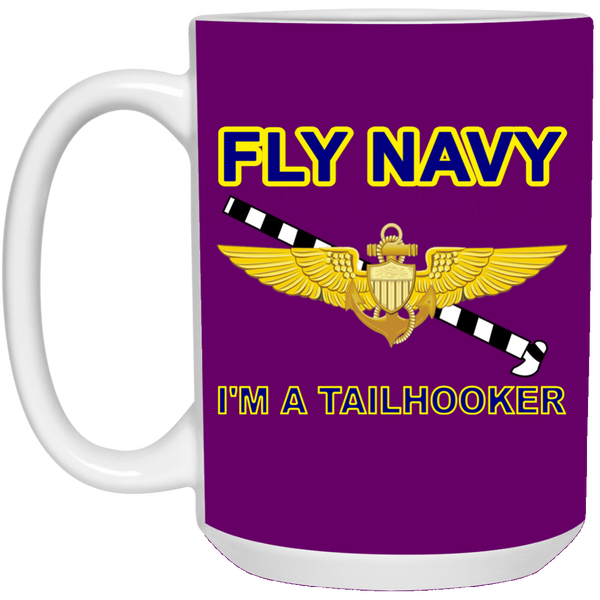 Fly Navy Tailhooker Mug - 15oz